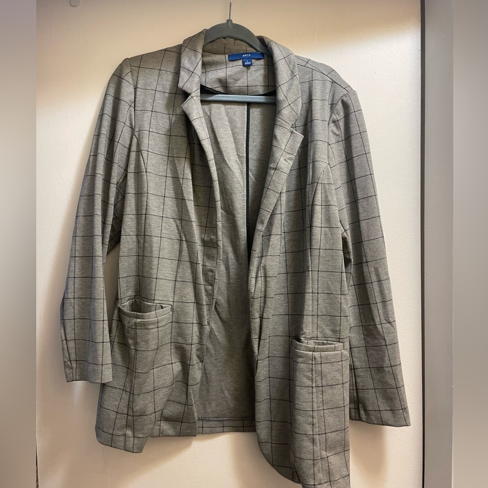Apt 9 blazer jacket - grey